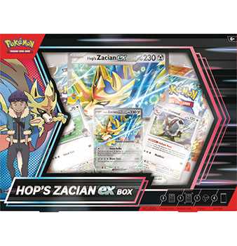 Hop's Zacian ex Box Pokemon