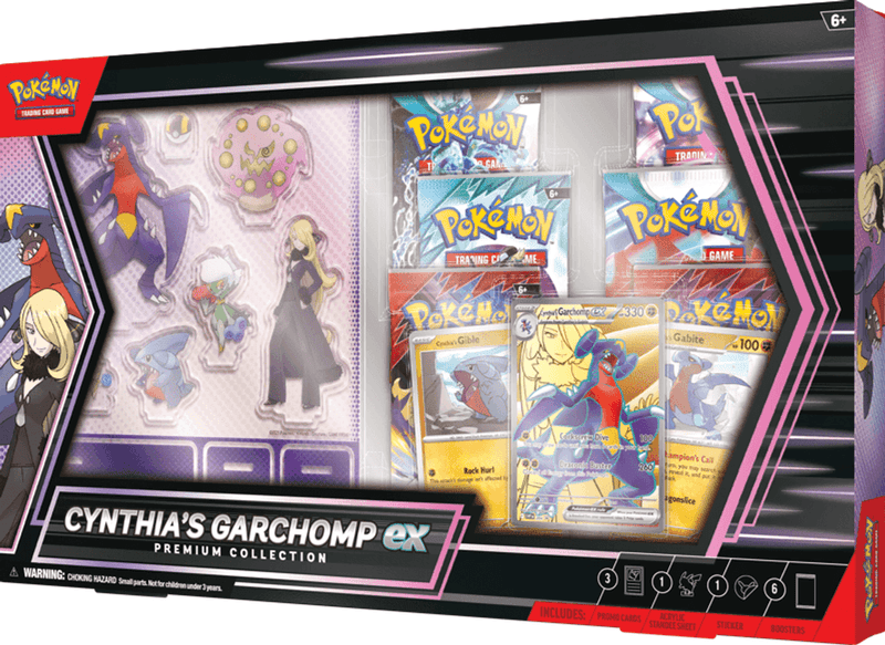 Pokemon TCG: Cynthia’s Garchomp ex Premium Collection Box Pokemon