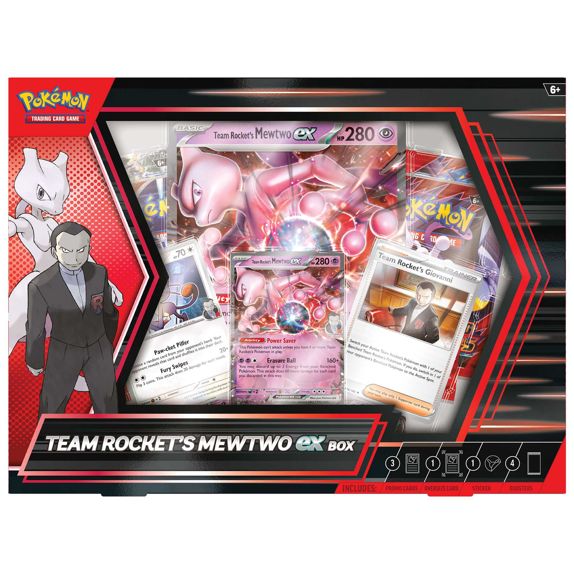 Pokémon TCG: Team Rocket's Mewtwo ex Box Pokemon