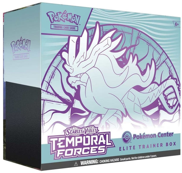 Scarlet and Violet Temporal Forces Elite Trainer Box Walking Wake POKEMON CENTER Pokemon
