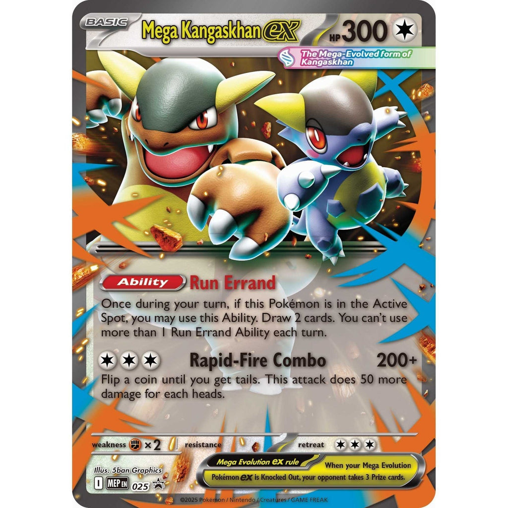 Pokémon TCG: Mega Kangaskhan ex Box - Sealed Case of 6 Pokemon