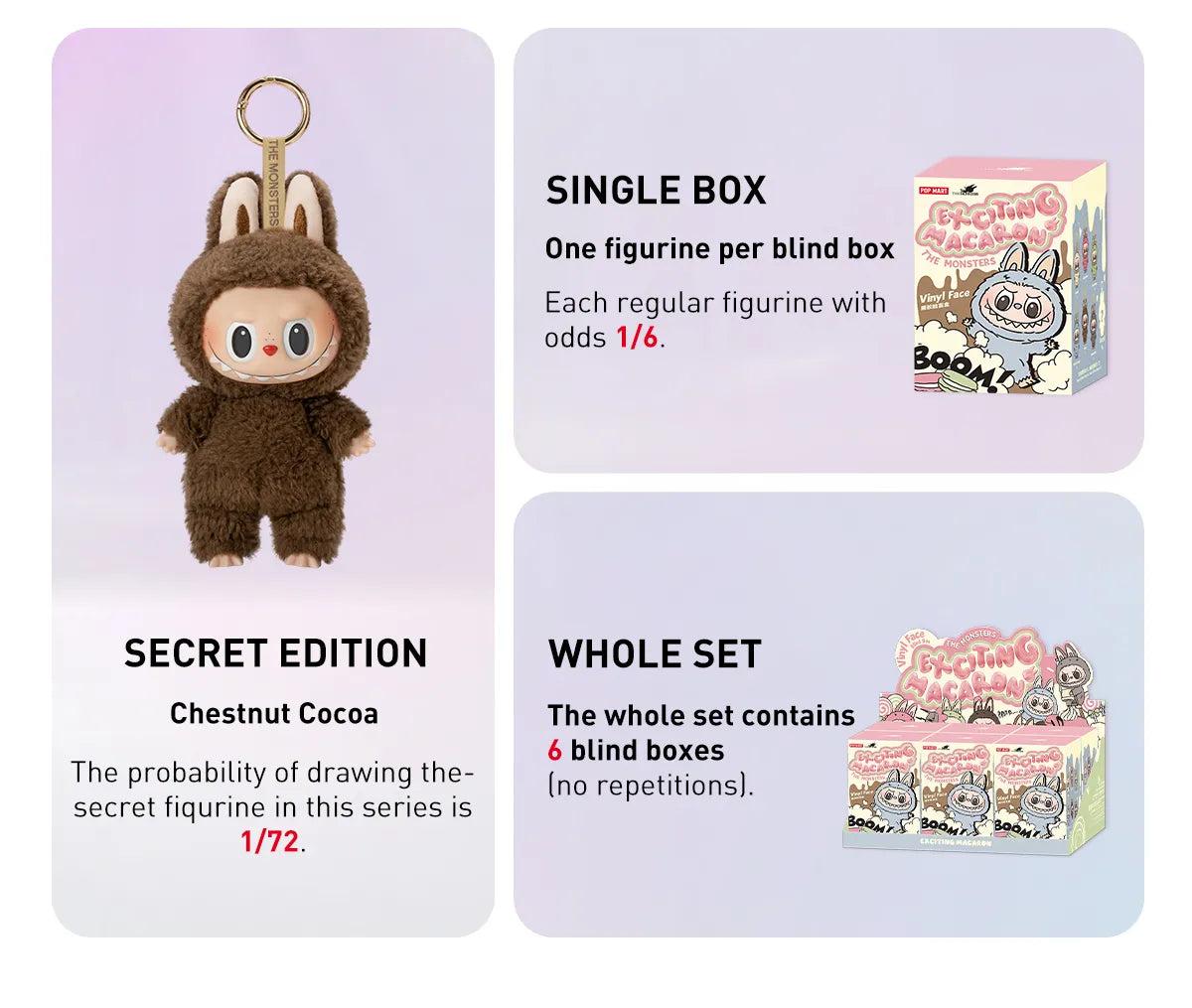 Pop Mart Labubu The Monsters 'Exciting Macarons' Vinyl Pop Mart