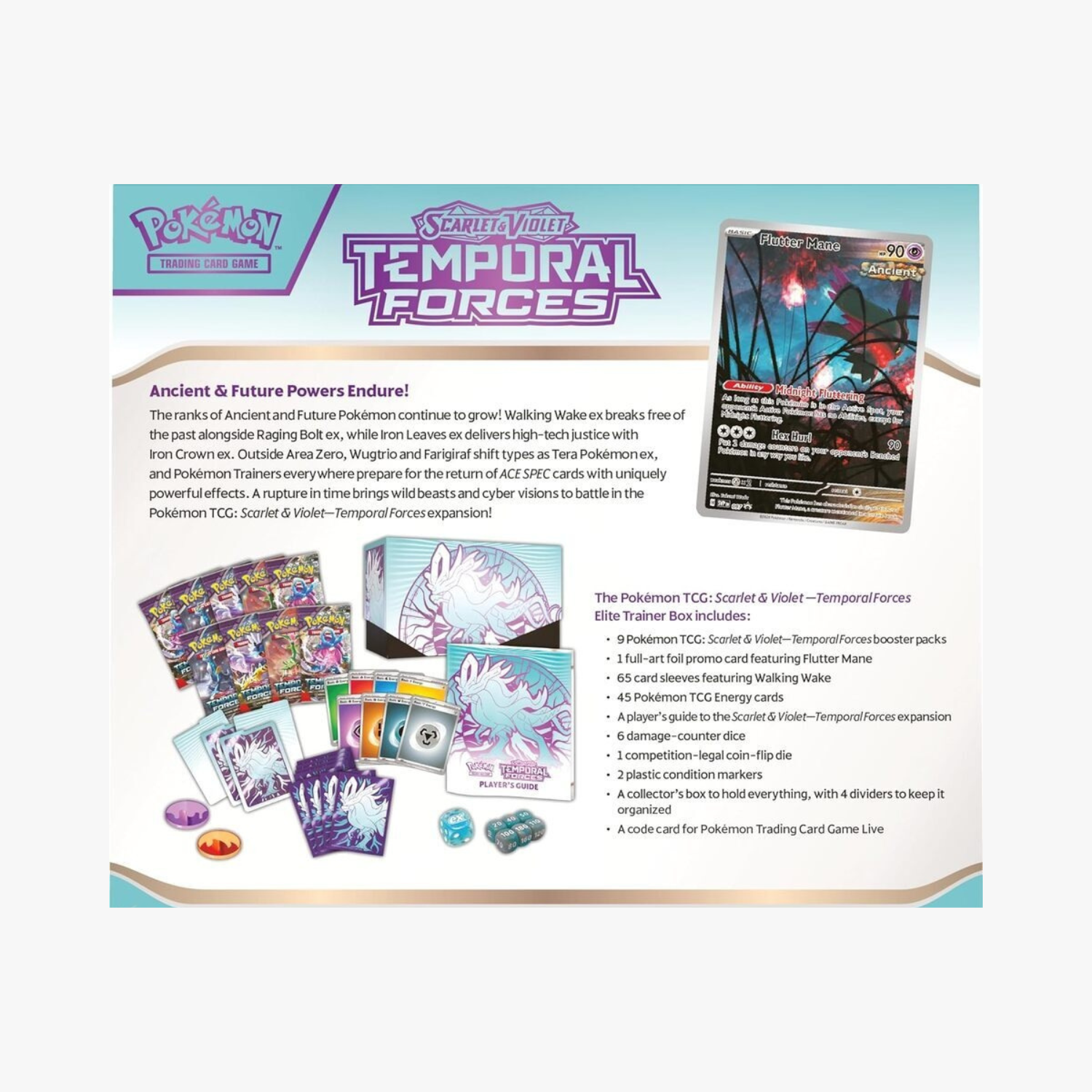 Pokemon Scarlet & Violet Temporal Forces Trainer Box image 5